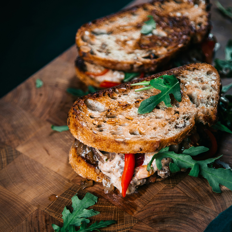 Photo of beautifully
            arranged food