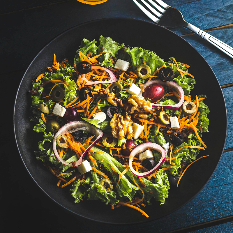 Photo of beautifully
            arranged food